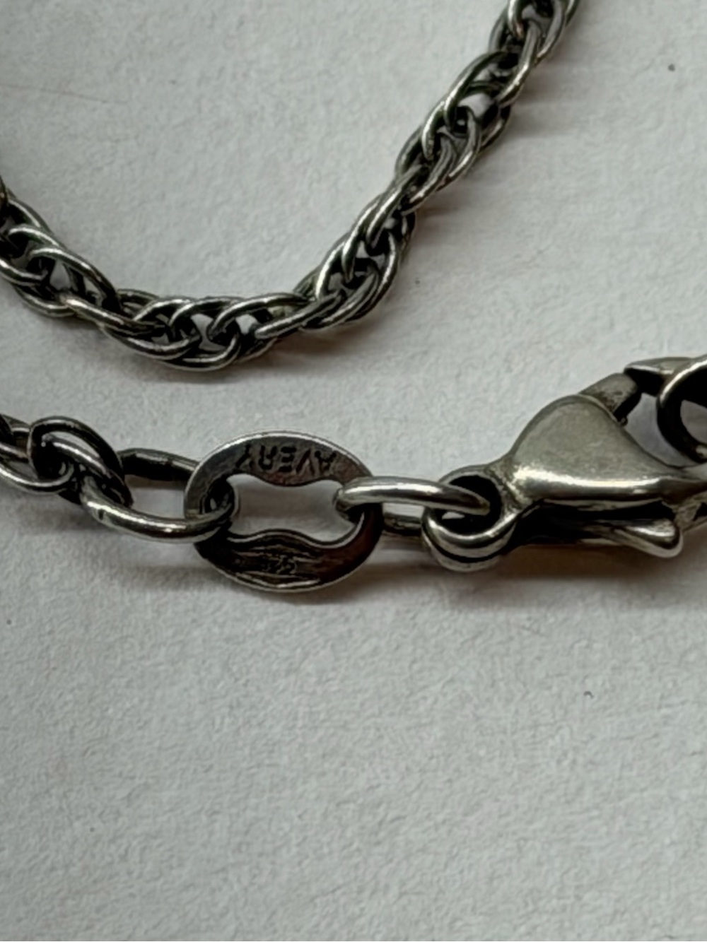 JAMES AVERY 925 Sterling Silver 1.80mm Wide Rope Chain Link Necklace 3.4g - Picture 4 of 6